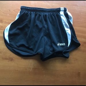 Vintage Asics Running Split Shorts Sz S